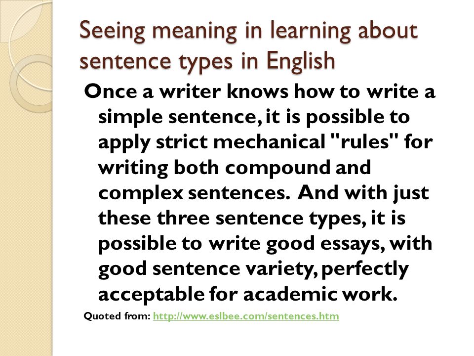 How To Write Correct Sentences